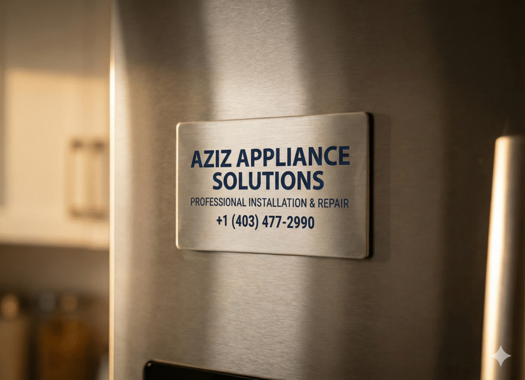 Professional Fridge Installation by Aziz Appliance Solutions
