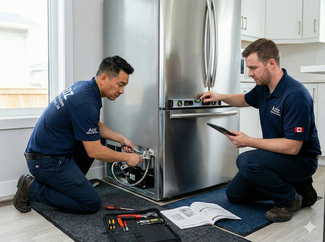 Professional Fridge Installation by Aziz Appliance Solutions